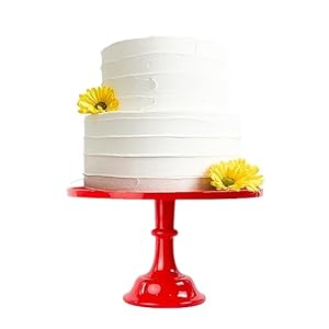 Sprinkles & Confetti Roter Tortenständer 27,9 cm