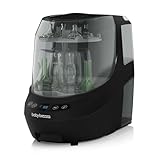 Baby Brezza Bottle Washer Pro - Baby Bottle Washer, Sterilizer + Dryer - All in One Machine Cleans Baby Essentials like Bottles + Pump Parts – Appliance to Replace Bottle Brushes & Drying Racks, Black