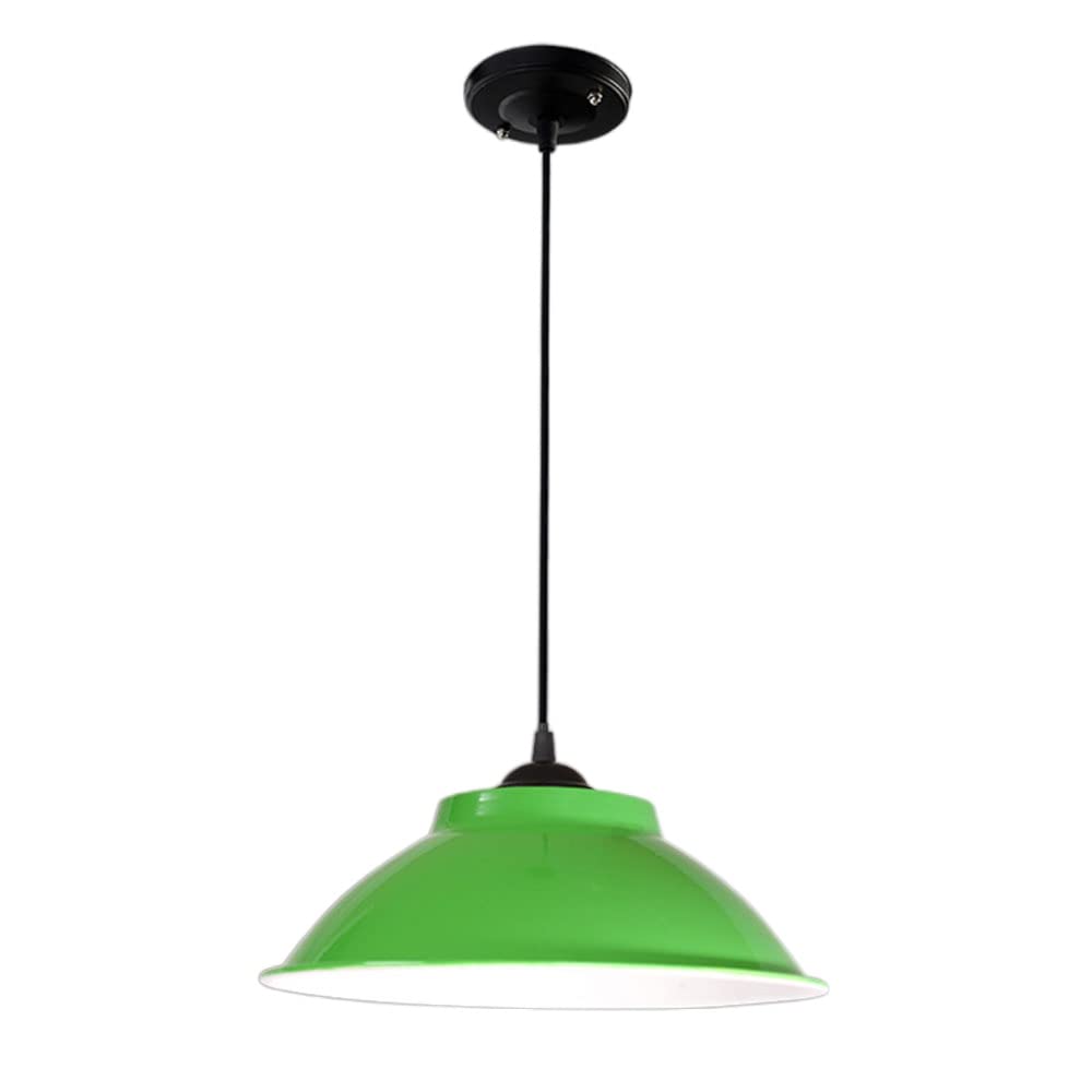 KXEcoLife Colorful Bianco Pendant Lamp Chandelier - Adjustable Hanging Light for Home Decoration(Green)