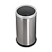 Emuca - Okrągły zewnętrzny kosz na śmieci z czujnikiem ruchu, 20L, Stal nierdzewna, Stal