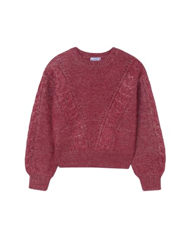 Mayoral Textured Jumper for Girls Tomato