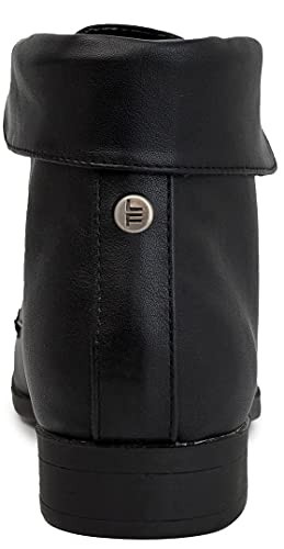 LONDON FOG Crissy Dress Ankle Boot Ladies Lace Up Bootie with Collar3