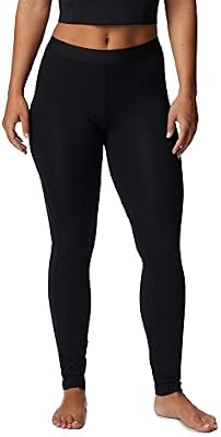 Columbia Midweight Stretch Tight, Pantalones Ropa Interior Térmica para Mujer, Black, Talla XL/R