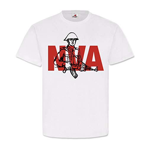 T-shirt NVA Soldat DDR blanc idéal pour vos rassemblements de reconstitution historique