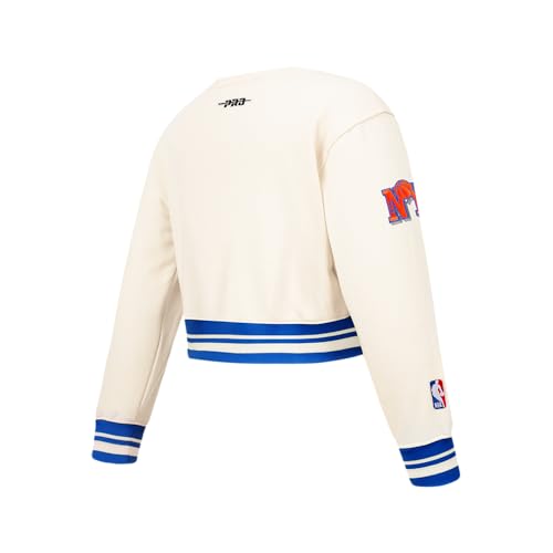 Image of Pro Standard Big Girls NBA Retro Classics Fleece Crewneck Sweatshirt