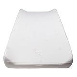Burt's Bees Baby - Batik Bee Changing Pad Cover, 100% Organic Changing Pad for Standard 16” x 32” Changing Pad (Blossom)
