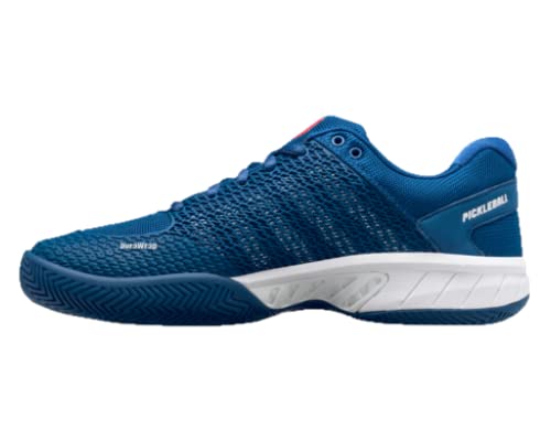 K-Swiss Men's Express Light Pickleball Shoe, Dark Blue/White/Bittersweet, 10.5 M #TOP30