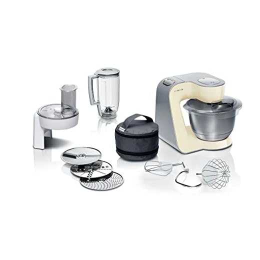 Bosch MUM58920 - Robot de cocina (1000 W, acero inoxidable), color beige