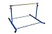Athletic Bar Gymnastics Bar for Kids with 6 FT x 4 FT Tumble Mat, Adjustable Professional Horizontal Kip Bar Gymnast High Bars Home Gym Heavy Duty Gymnastics Equipment Training Bar (Blue)