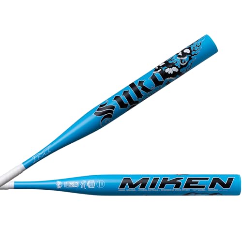 Miken | SYKO Slowpitch Softball Bat | All Association | 13.5" Barrel | Endload | 25 oz