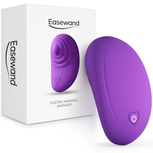 Easewand Mini Handheld Electric Massage Ball Multifunctional Waterproof Rechargeable Body Relaxation Massage Tool (Violet)