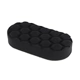 BESTYASH Tamponi Lucidatura Auto Nero per Dettagli Pad Applicatore con Impugnatura Densa per Lucidare Pneumatici Vinile e Plastica Distribuzione Uniforme e Risparmio Prodotto