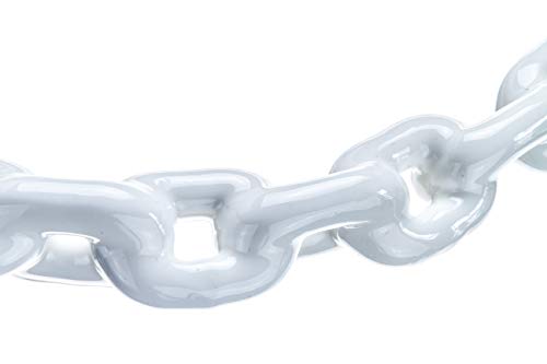 Seachoice Boat Anchor Chain, Pvc, White, Coated, 1/4 In. X 4 Ft. #TOP2