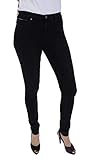  Tommy Jeans Damen Mid Rise Nora Skinny Jeans, Galway Black Stretch 911, W25/L32