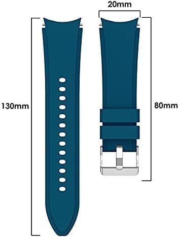 AWINNER Bands Compatible with SAMSUNG Galaxy Watch 4 Band, Adjustable Silicone Sport Watch Band Replacement Strap for Galaxy Watch4 Classic 46mm/Classic 42mm, Galaxy 4 40mm/44mm Men Women