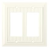 Brainerd 126469 Beadboard Double Decorator Wall Plate / Switch Plate / Cover