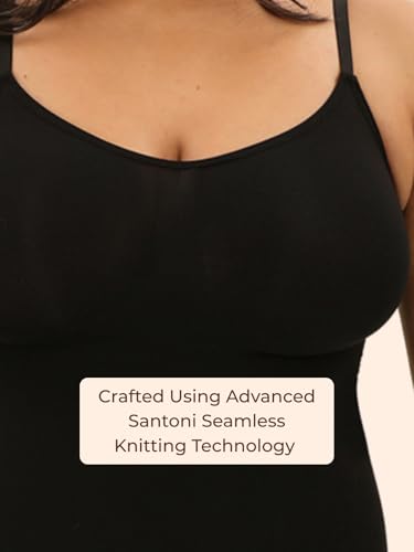 Image of UNDERNEAT Womens Seamless Mid-Thigh Bodysuit | Full Bodyshaper with Adjustable Straps | Made with Premium Airflow+ Fabric | Tummy and Thigh Control Shapewear | All Day Comfort Wear
