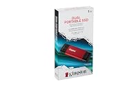 Kingston Tragbare duale SSD 1TB mit Dual USB-A/C bis zu 1050MB/s USB 3.2 Gen 2 - SPSD/1TB – Ansicht 5