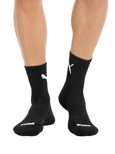 PUMA Men's 8 Pack Athletic Cushioned High Quarter Crew Socks2