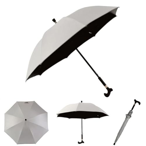 Imagen de HEFJIAYCIQ Bastón Paraguas 2 En 1