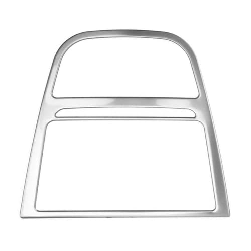 DUZEPA Stainless Steel Centre Console Trim Compatible with Vauxhall Mokka 2013-2016 Dashboard Cover Interior Panel Accessory Quick Install