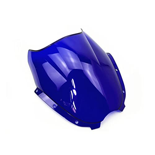 pour Hyosung GT125R GT250R GT650R pour GT 125 250 650 R 2005 2006 2007 2008 2009 2012 Moto Pare-Brise Pare-Brise Écran Double Bulle Moto Pare-Brise (Couleur : Bleu)
