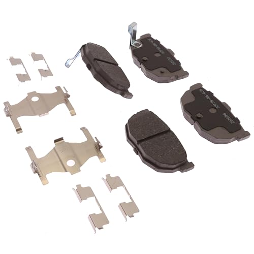 Plaquettes de frein céramique ACDelco 14D323ACHF1 avec pinces et ressorts pour essieu arrière