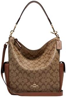 Coach Pennie Shoulder Bag (IM/Khaki Redwood)