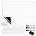 Produktbild CUHIOY Whiteboard Magnetisches Kühlschrank Magnettafel 2 Pcs 50x30CM für Familie Küche Einkaufsliste,Menü Memo Erinnerung Notiz Planer,Kinder Abwischbar Flexible Magnet White Board,4 Markers 1Radierer