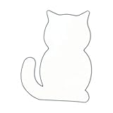 Inhalt der Packung: 1 Stück Décopatch AC437O Katze Silhouette S aus Pappmaché, 1,5 x 9,5 x 12 cm, zum Verzieren, perfekt für Ihre Wohndeko, weiß