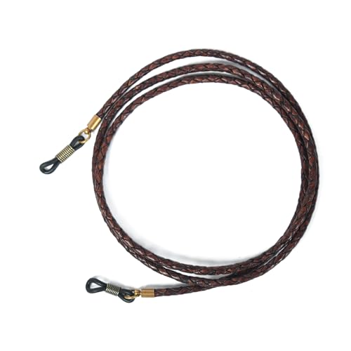 Image of GENIQUE Genuine Leather Glasses Strap, Eyeglass Chain,Eye Glasses holders around Neck, Sunglass Strap for Men