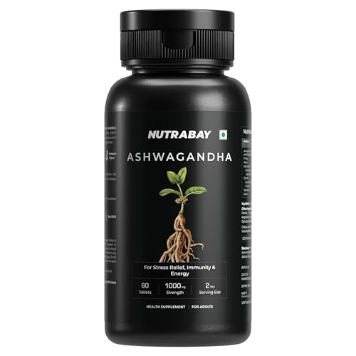 Nutrabay Ashwagandha Extract 1000mg 60 Tablets 1 g - Image 2