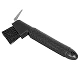 START Hufkratzer mit Bürste – ergonomischer Hufauskratzer für Pferde – robuster Hufreiniger 2-in-1 mit rutschfestem Griff für einfache und sichere Hufpflege (Schwarz)