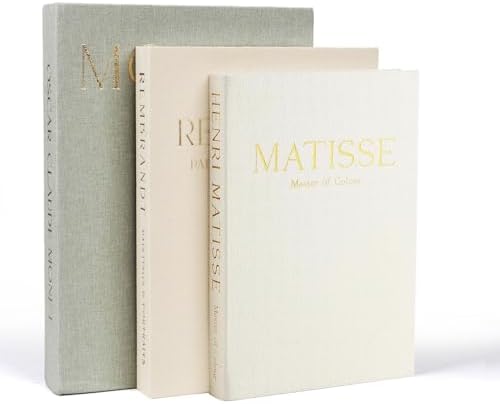 BigKing Juego de 3 libros falsos decorativos para el hogar, de li...