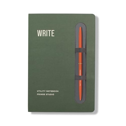 Stylo et carnet texturé Fringe Studio Utility de 200 pages pour vos notes