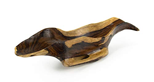 FaHome Cuenco de madera natural Cover