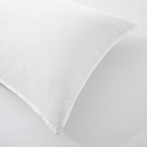 Image of Luxury Bamboo Market | King Envelope Pillowcase Set | 100% Viscose Made from Bamboo | Organically Grown | Ultra Soft | Cooling | 2pcs [Classic White]