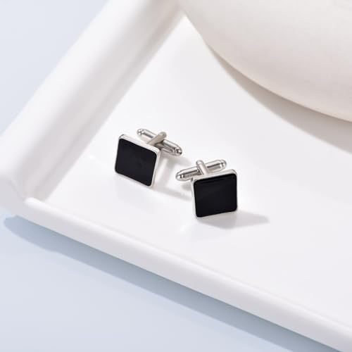Mancuernillas para hombre elegantes estilo francés miniatura 4