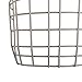Aosekaa Baseball Wire Face Guard Ice Hockey Face Mask Hardware Metal Face Protector Softball Face Mask for Batting Sports Outdoor, Gray, 21x17cm
