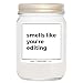 You Nique Designs Photographer Candle, Editor Gifts, 8oz Candle Cool Gifts for Photographers, for Camera Lovers, Video Editors, Film Maker, Photography Presents (Lavender & Vanilla)