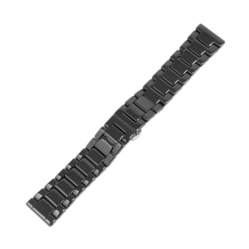 Bracelet de montre en céramique HuanJ 20mm 22mm boucle papillon chic
