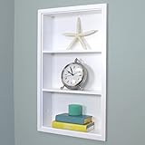 Fox Hollow Furnishings 14x24 Recessed White Sloane Wall Niche w/Plain Back