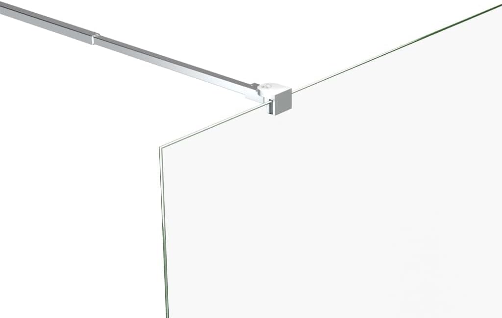 vidaXL Support Arm for Bath Enclosure, Shower Screen Support Bar, Support Arm for Bath Panels, Shower Glass Bracket for Bathroom, Stainless Steel