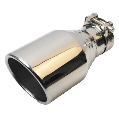 Embout d'échappement universel en acier inoxydable poli pour camion de prestige