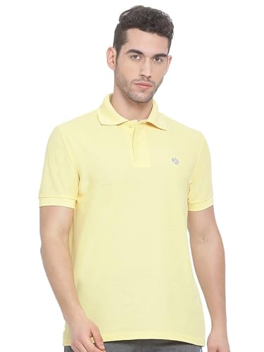Image of Lux Nitro Mens's Cotton Polo T-Shirt | Half Sleeve Round Neck T-Shirt for Man | Solid Regular Fit