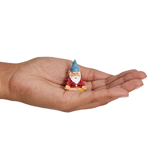 Juvale 4 Pieces Mini Garden Gnomes, Outdoor Fairy Miniature Statue Accessories Set, Decorations In Funny Poses, Yard Ornaments For Yoga Gifts, Garden, Plant Pots Decor #TOP5