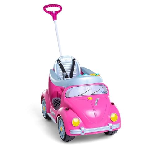 CARRINHO DE PASSEIO COM PEDAL FOUKS ROSA - CALESITA 996