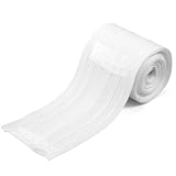 Curtain Tape, Curtain Header Tape Curtains Pinch Pleat Tapes Narrow Heading Tapes Cloth Heading Belt Linings for Making Pleated Curtains Top Hook Hanger Home Decor Project Craft Pleater( 157'x 3.2')