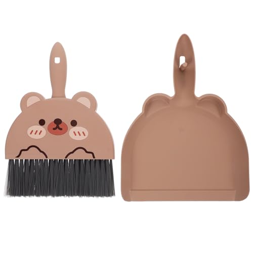HOLIDYOYO Dining Table Dustpan Brush Set Sweeper Cleaning Tool Desk Cleaner Brush