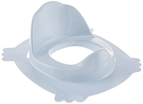 THERMOBABY Réducteur de toilettes LUXE Fleur bleue - A partir de 18 mois - Fabriqué en France